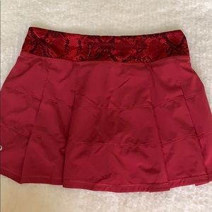 Lululemon Pace Rival Skirt - Cranberry size 6 Tall